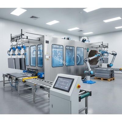 Spray Coating Machine Spray Paint Production Line Automatic Loading And Unloading System Factory