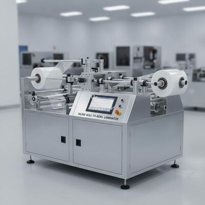 Inline Roll-to-Roll Protective Film Laminating System – Customizable Film Thickness & Speed with Automatic Tension Control