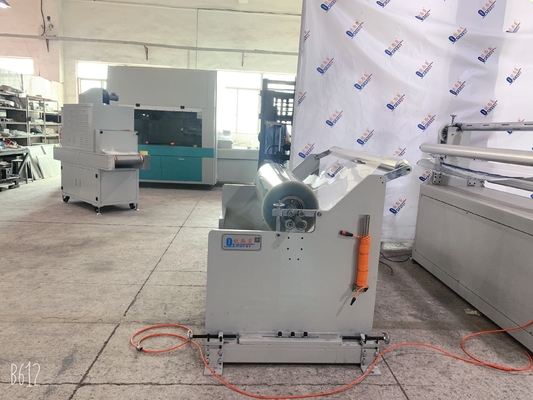 Coater uv manual para a impressão de Digitas, linha branca 800mm da pré-lacagem em contínuo