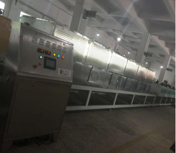 Sistema de secador de vácuo de microondas de 380 V com modo de controlo PLC