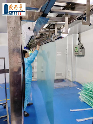 Máquina de revestimento de cortinas de largura de 1000 mm para tratamento de superfície de polir rolos 0-50m/min