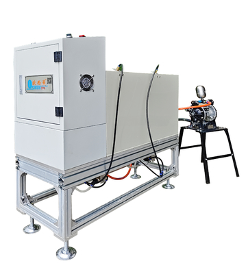 Máquina de revestimento por espingarda para obter um resultado de revestimento consistente e repetível