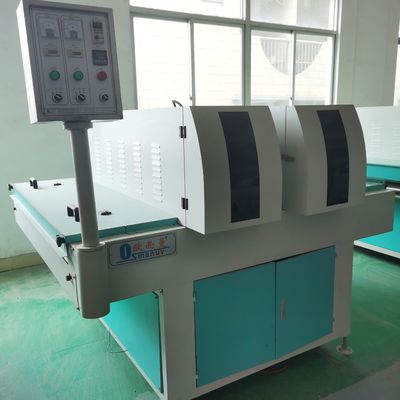 Máquina de cura UV de duas lâmpadas de economia de energia eficiente e rápida para folha de borradura de revestimento UV
