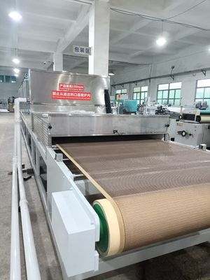 Linha de produção de secagem por microondas de tinta à base de água Servo motor