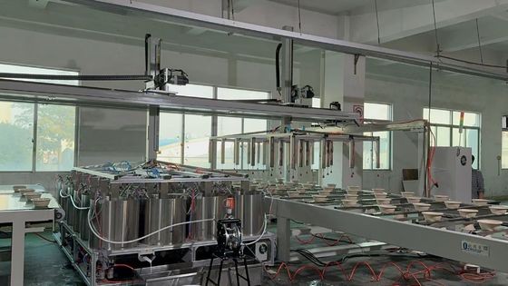 Linha de produção de revestimento de barragem à base de água