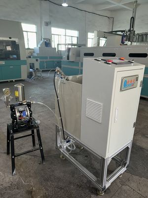 Máquina de revestimento de rotação de estação única para caixa de refeições moldeada em celulose P&D - velocidade programável 100-10.000 RPM com fixadores personalizáveis para desenvolvimento de fórmulas