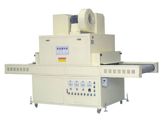 Sistema de refrigeração de cura UV do ar da máquina da correia transportadora de 6.8KW W550mm