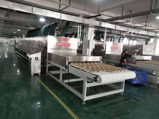 Eficiência energética CONVEYOR INDUSTRIAL DE MICRO-ONDAS SECADOR de micro-ondas Disponibilização e fluxo de ar de magnétron personalizável