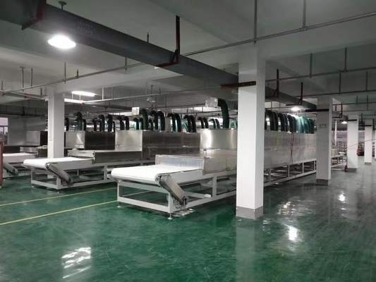 Máquina de secar microondas industrial de 10 m/min 380 V para caixa de mesa ou caixa de almoço
