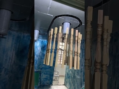 Máquina de revestimento UV para madeira de rolos transportadores de ponto Largura 650 mm