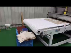 Secador de microondas a vácuo de 17530 mm × 1600 mm × 1100 mm para controlo preciso da temperatura a 80 °C