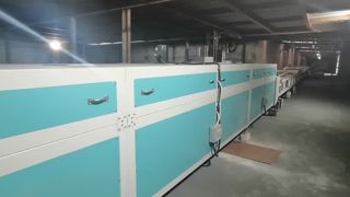 Linha de produção de recozimento de PVC/revestimento de material plano de desempenho